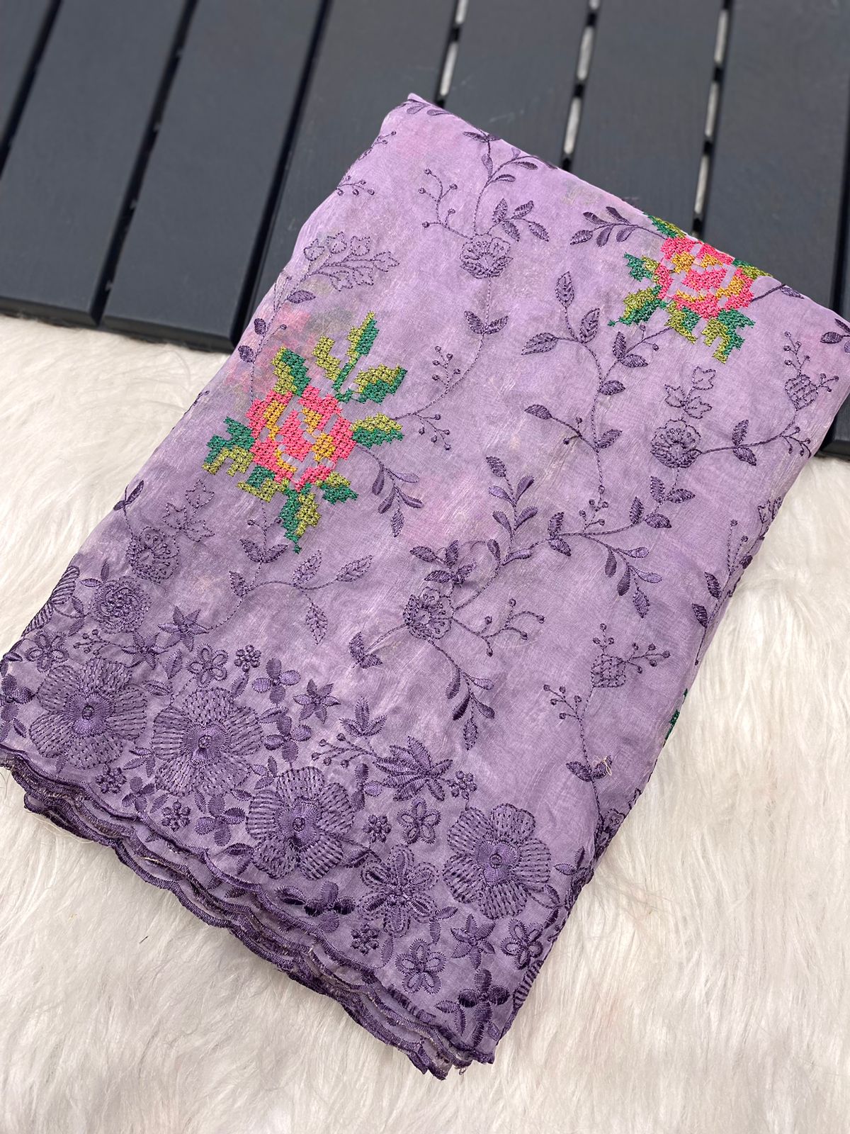 Zareen Saree-(Purple)