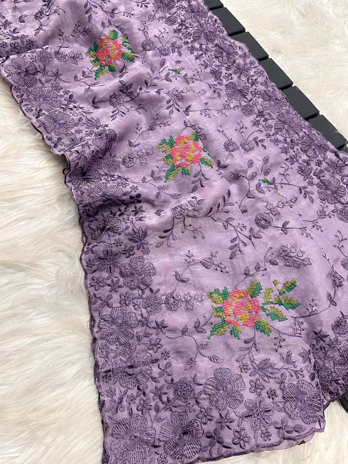 Zareen Saree-(Purple)