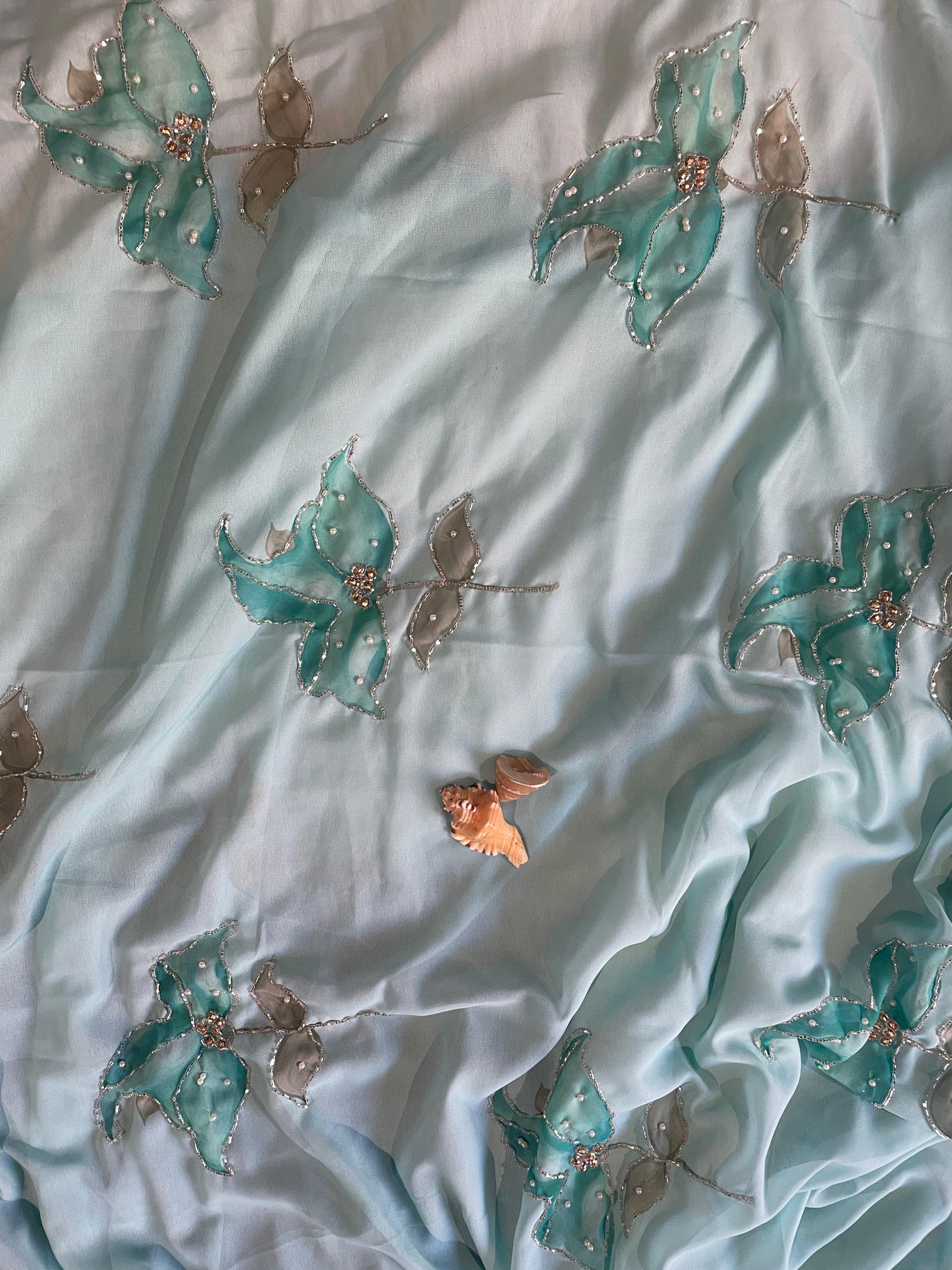 Clara Hand work Saree