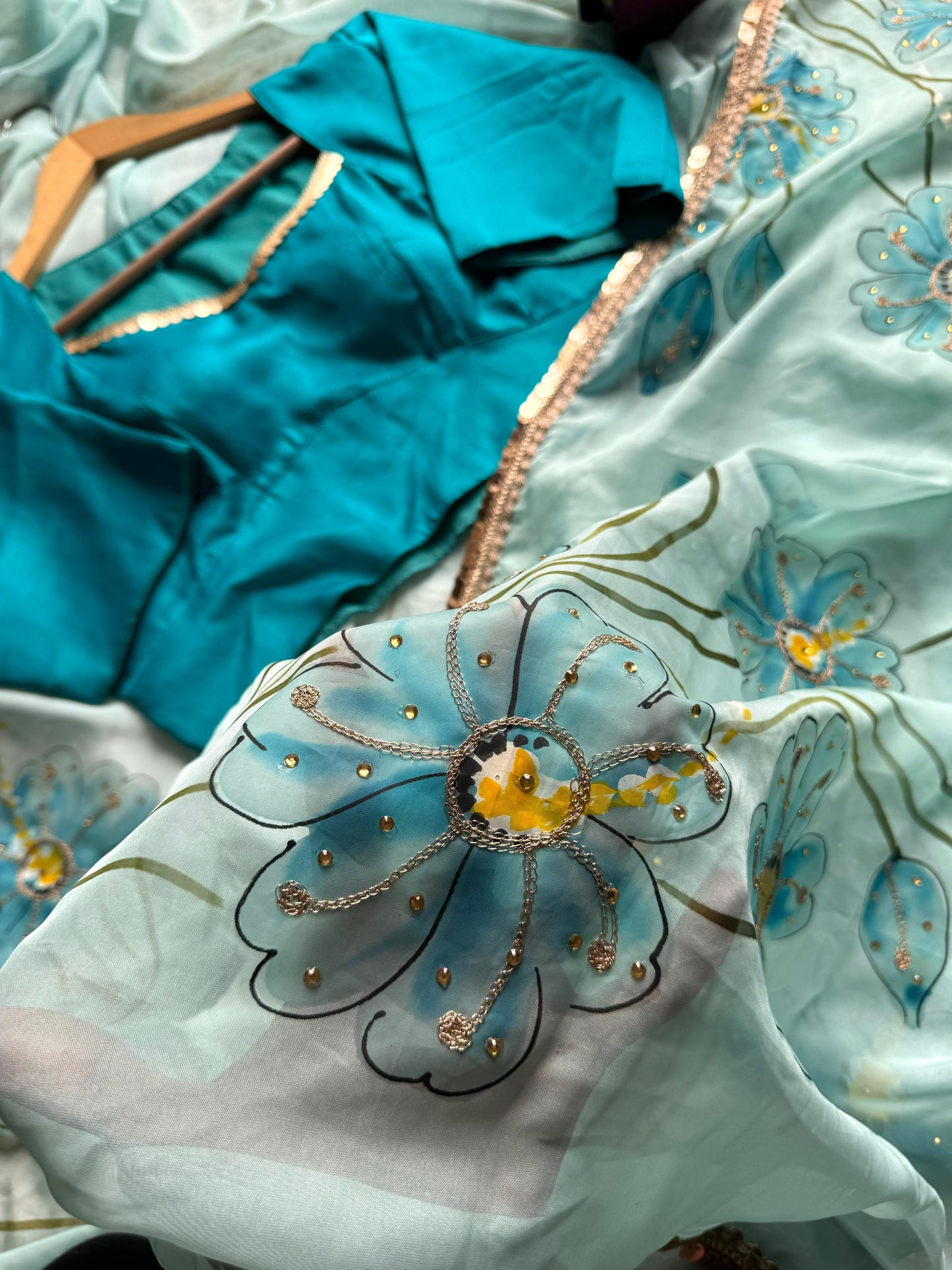 Sky Beauty Saree