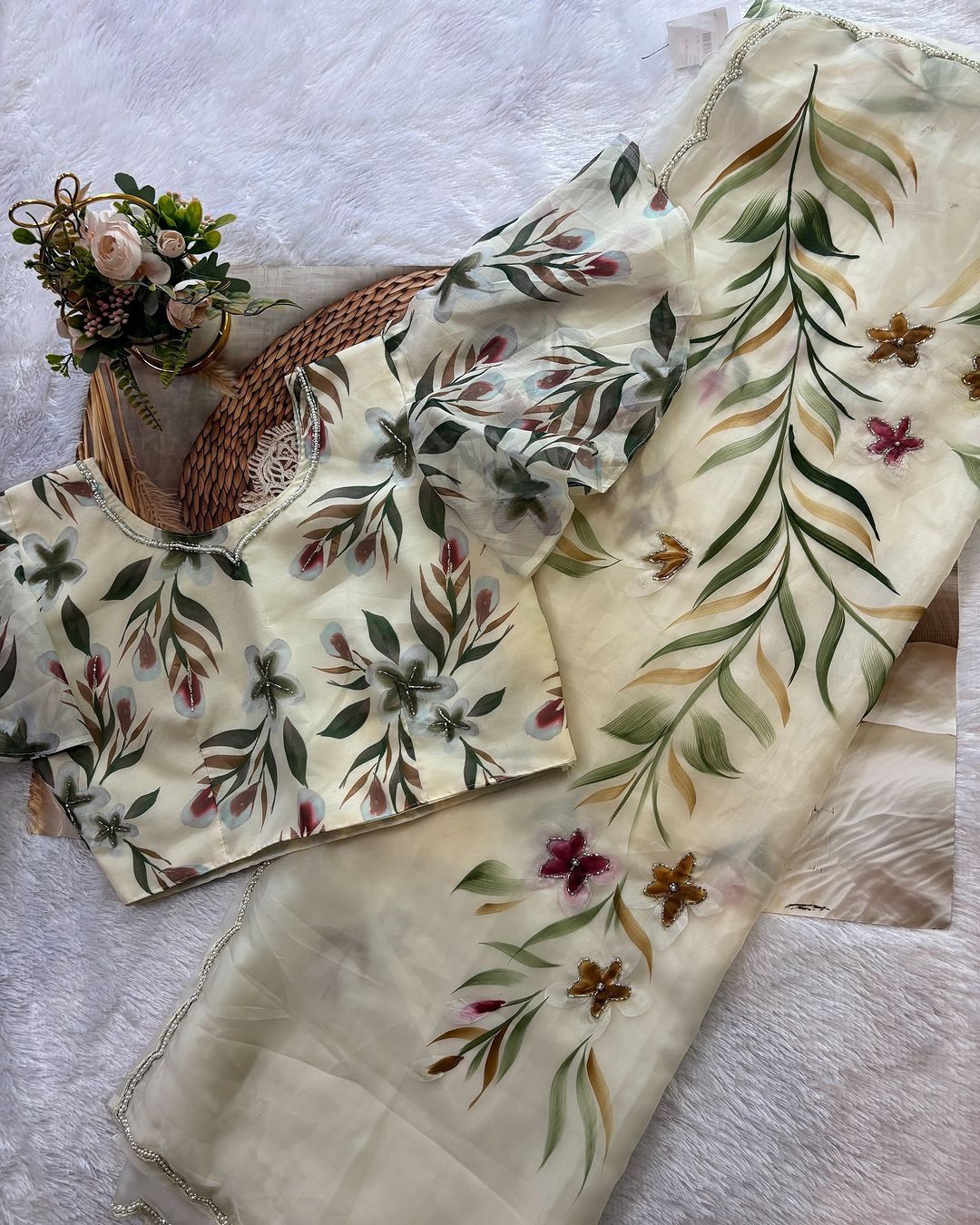 Komaal Handwork Saree