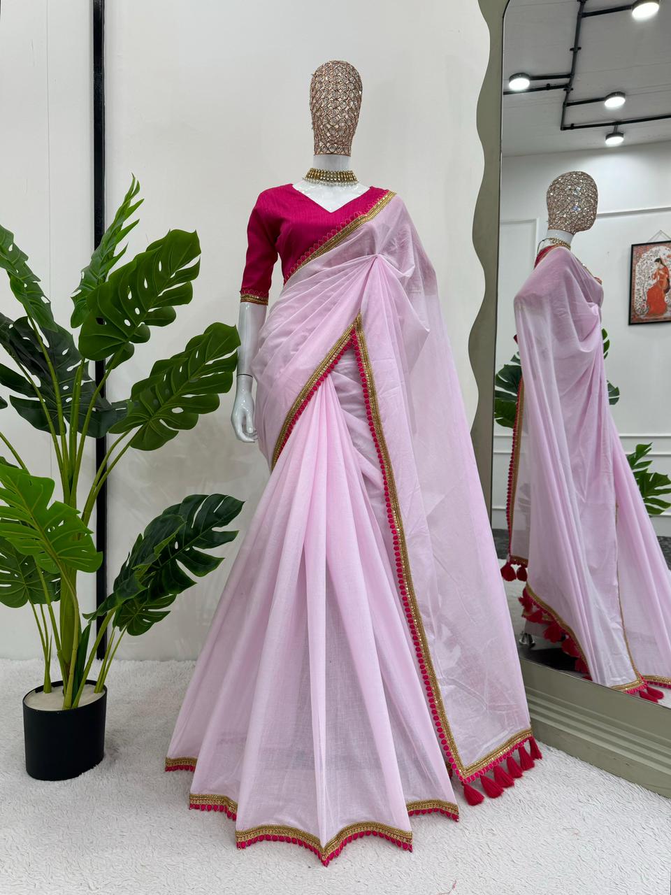 Yaashi Mulcotton Saree