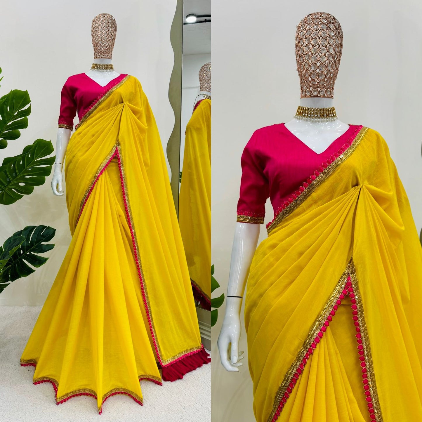 Yaashi Mulcotton Saree