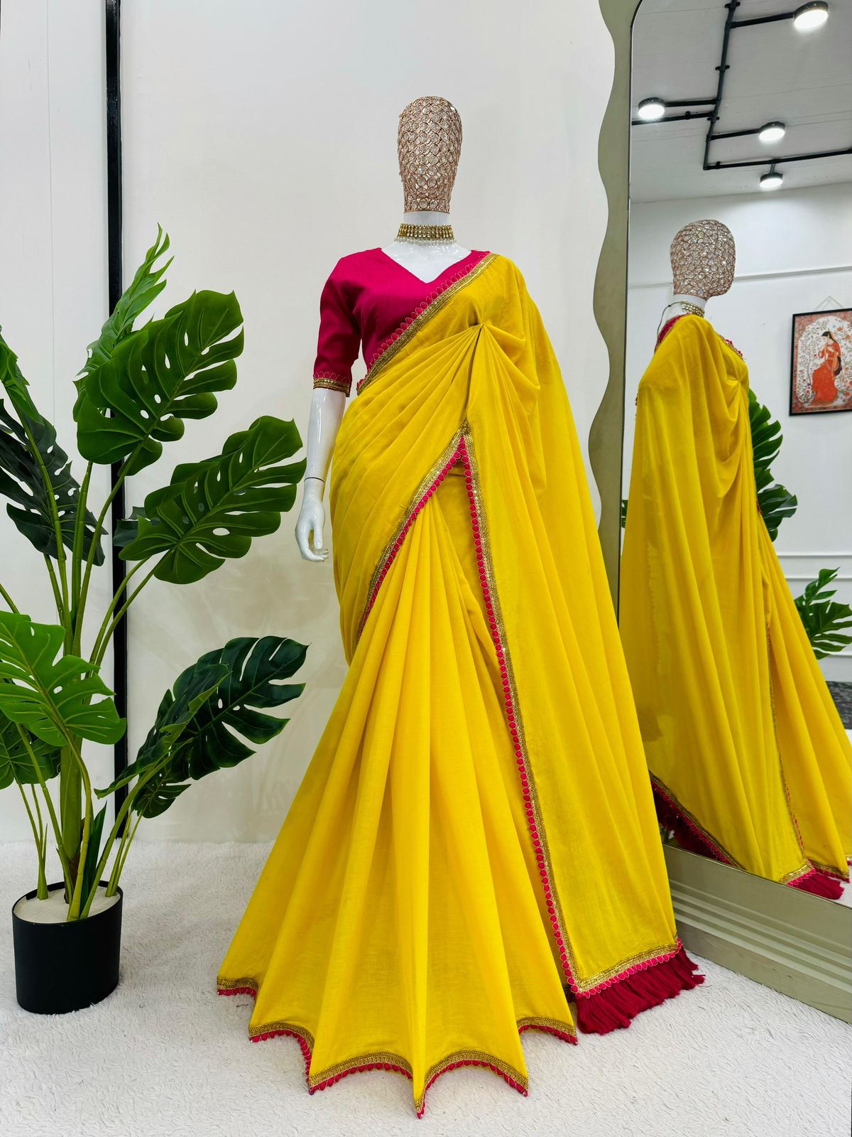 Yaashi Mulcotton Saree