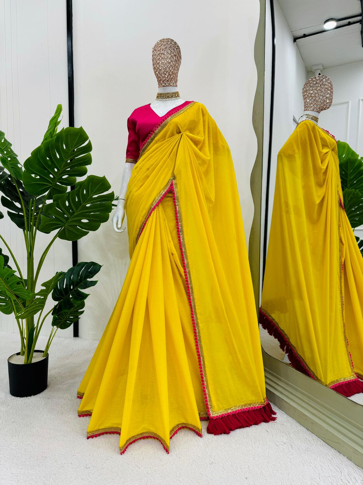 Yaashi Mulcotton Saree
