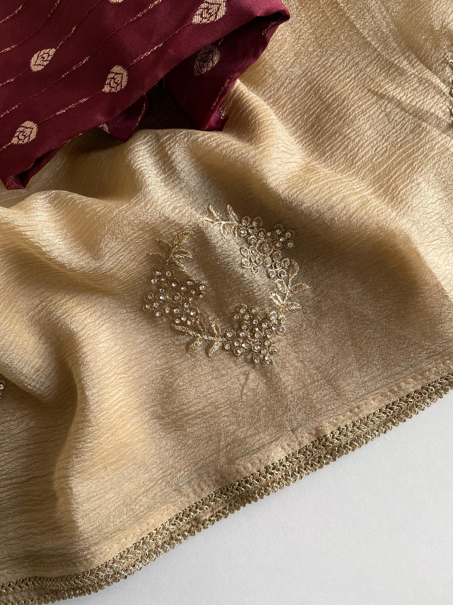 Goldie Crush Saree