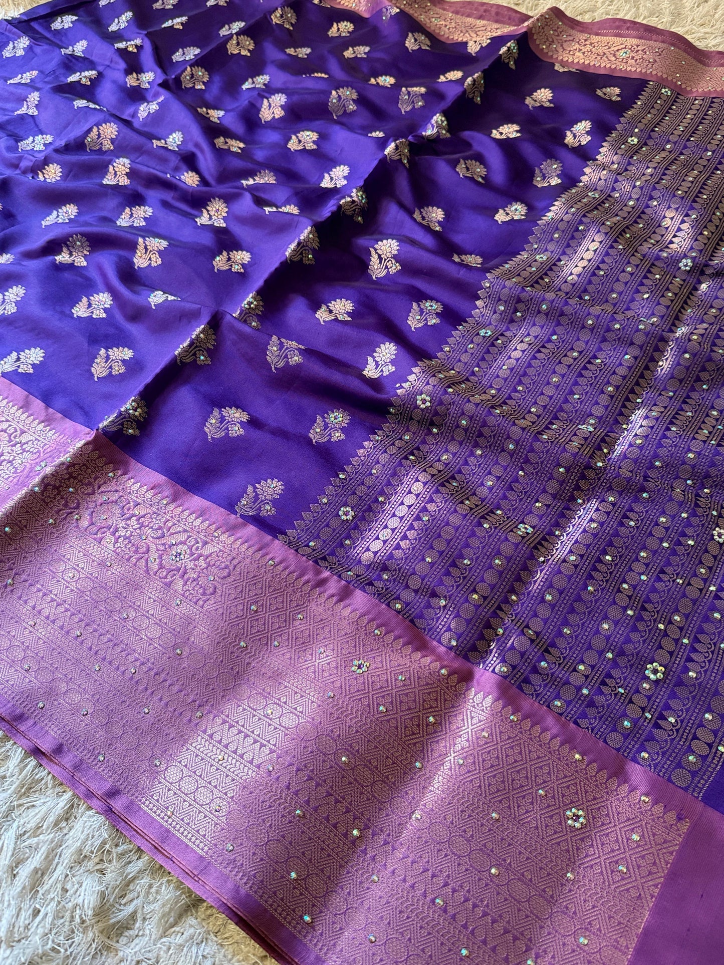 Phoolrang Purple Saree