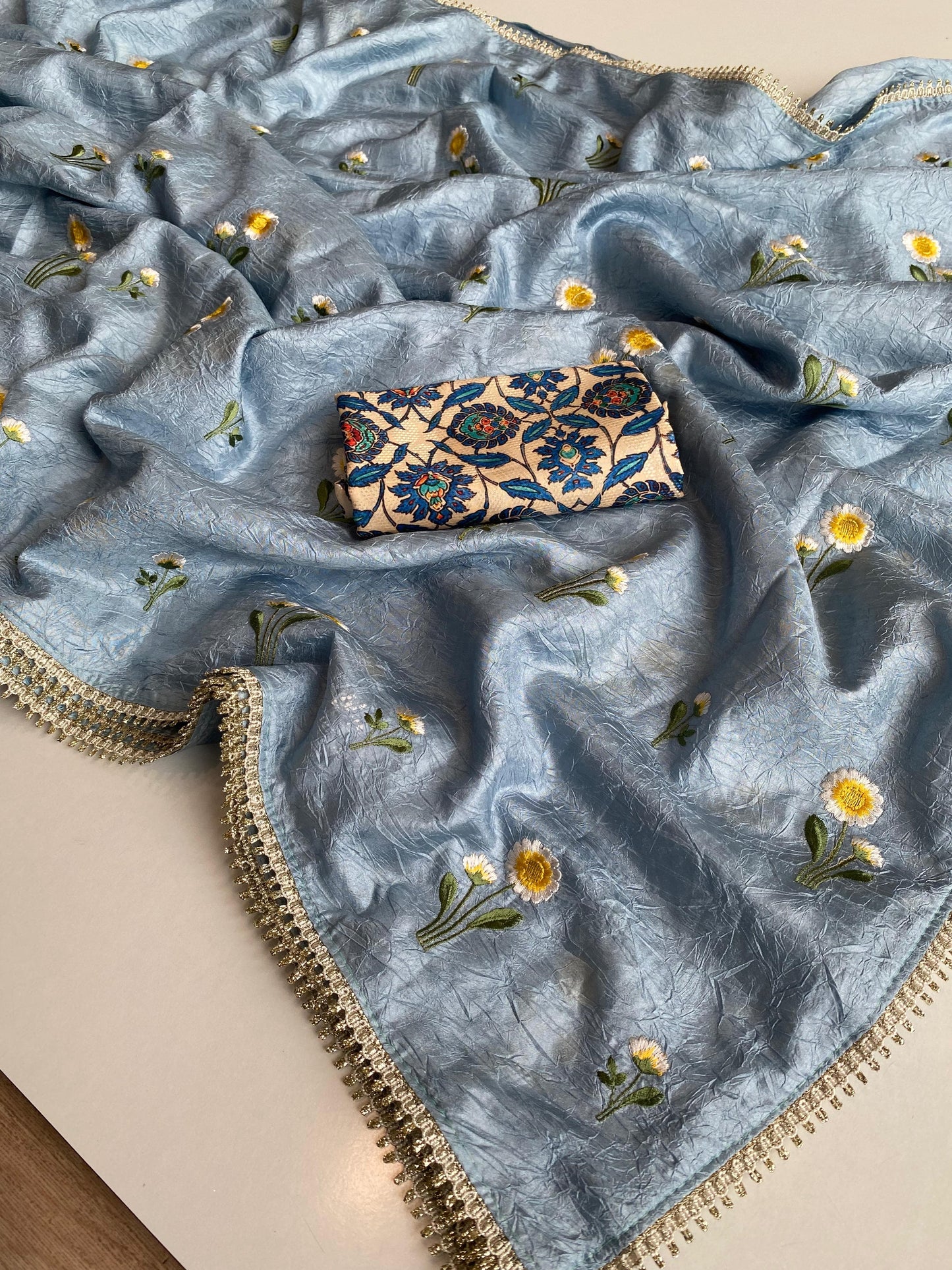 Summer Sky Saree