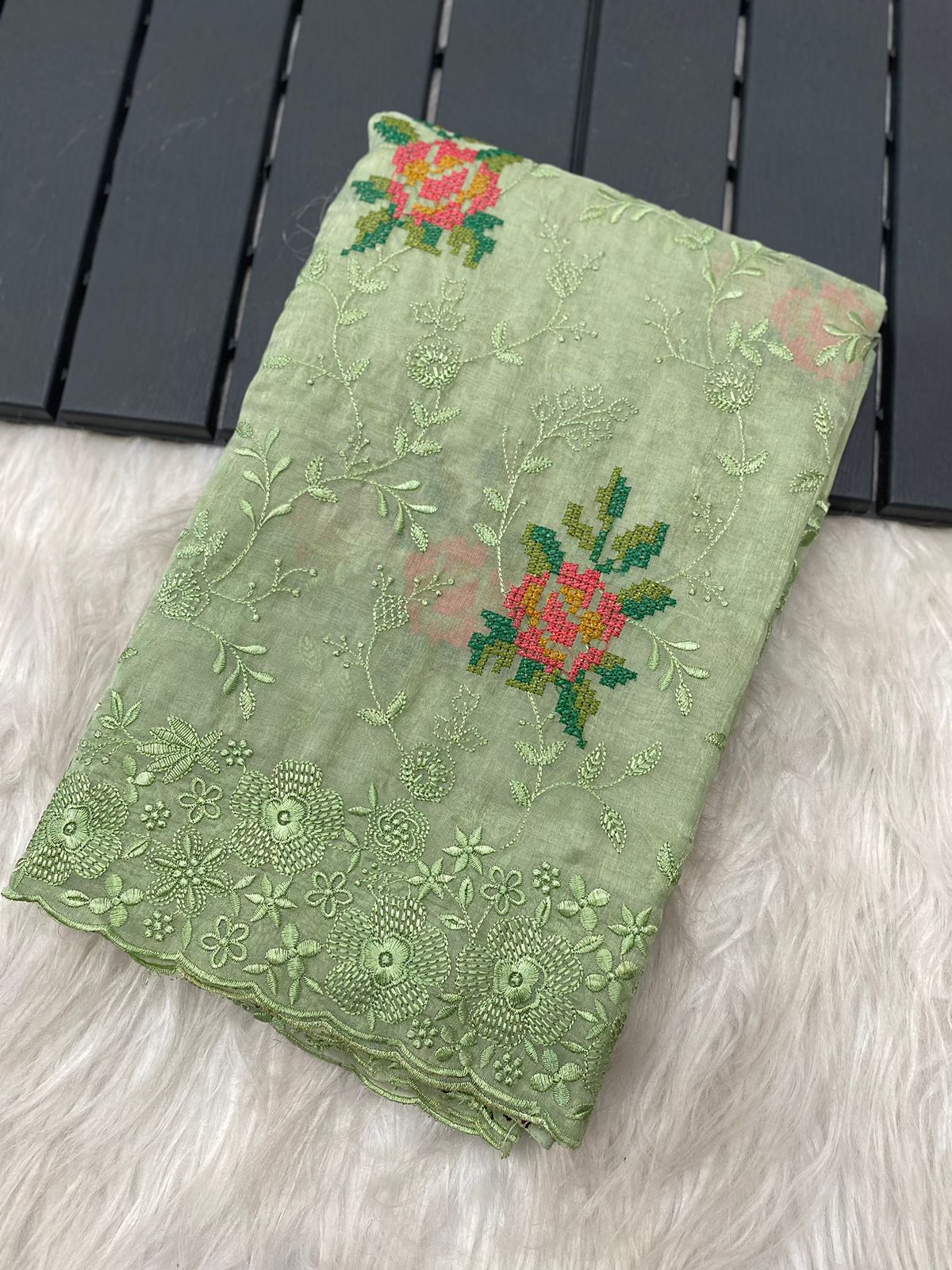 Zareen Saree-(Green)