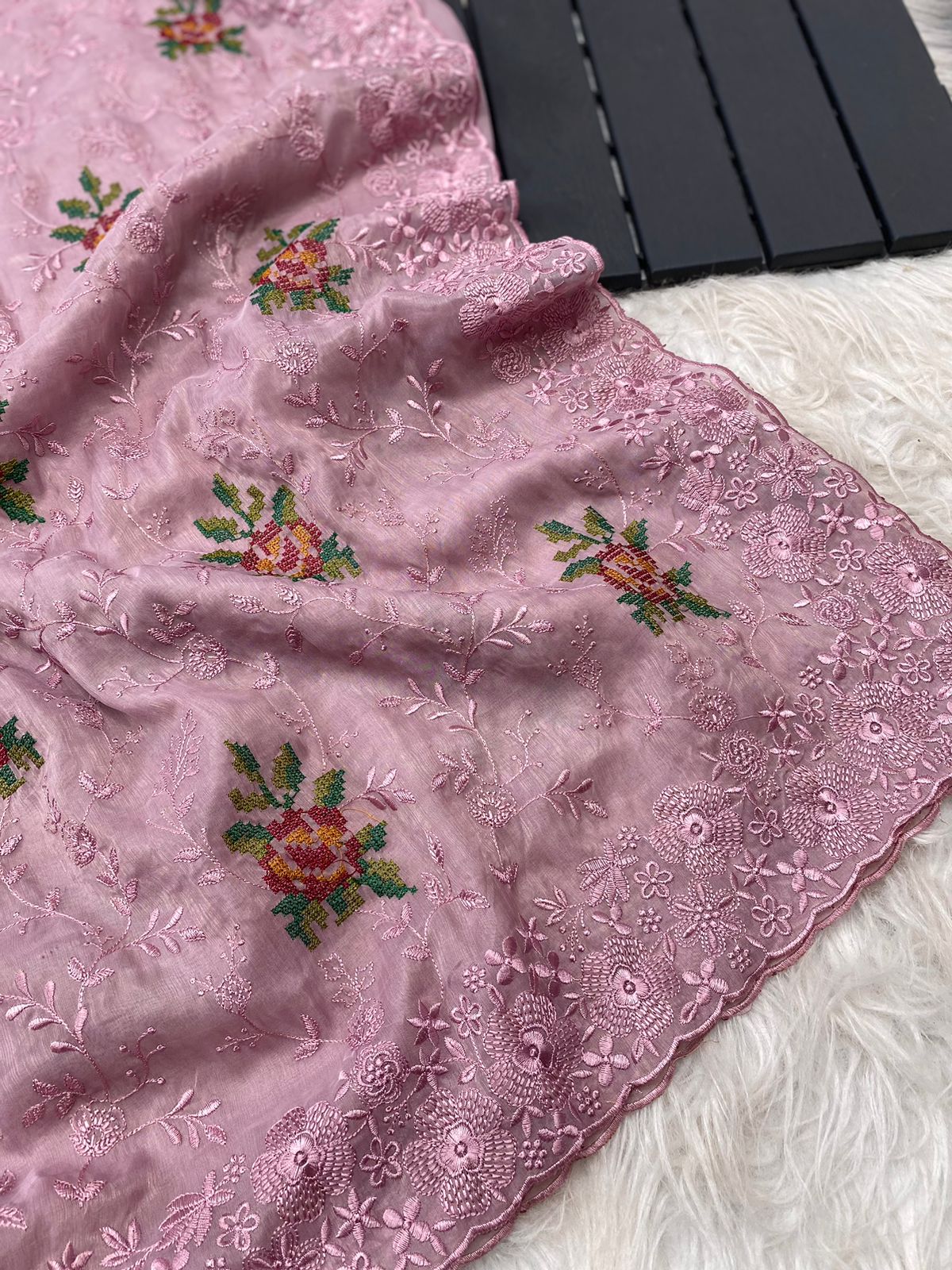 Zareen Saree-(Pink)