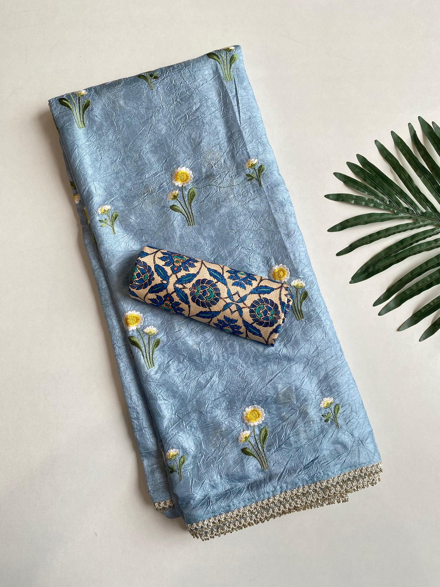 Summer Sky Saree
