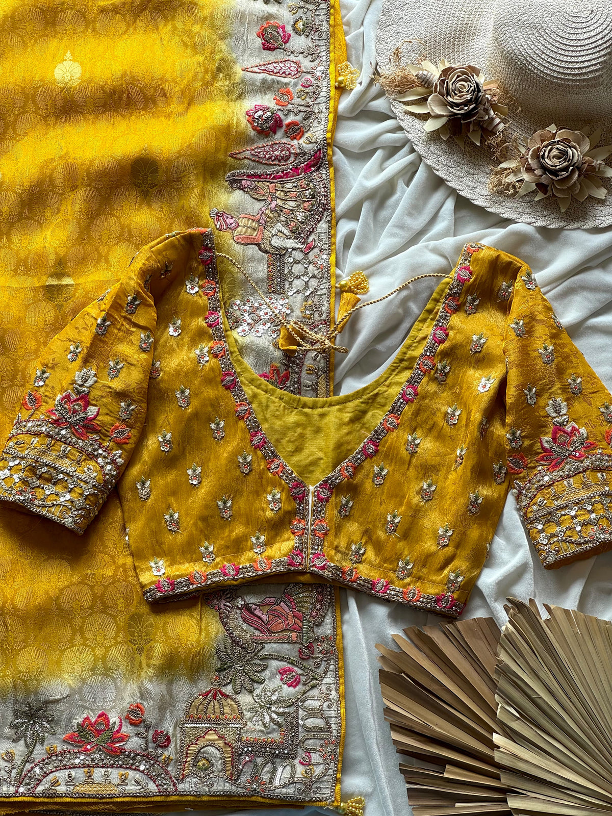 Marigold Muse Saree