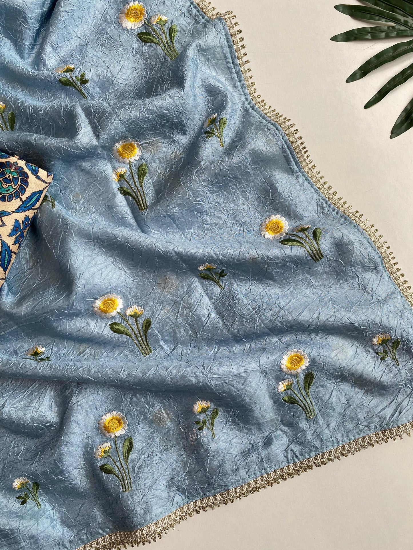 Summer Sky Saree