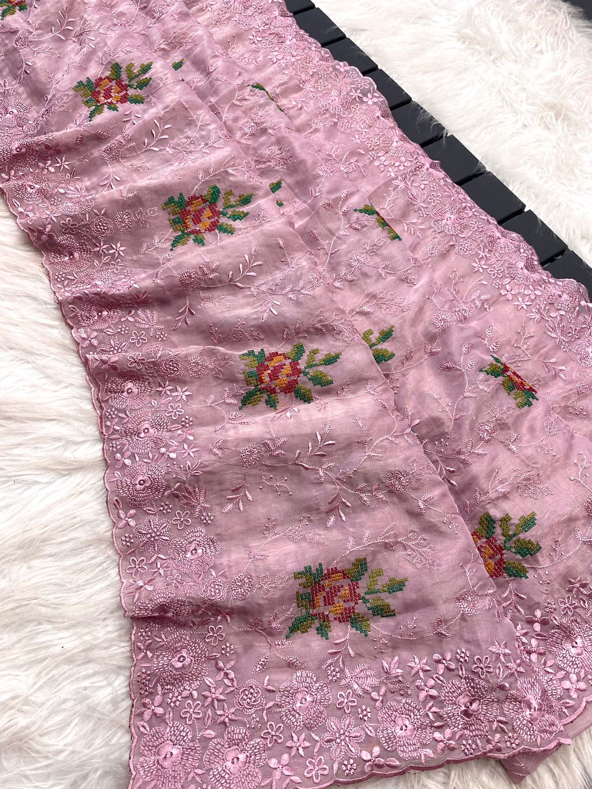 Zareen Saree-(Pink)
