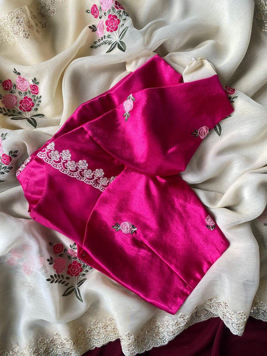 Blush Garden Saree