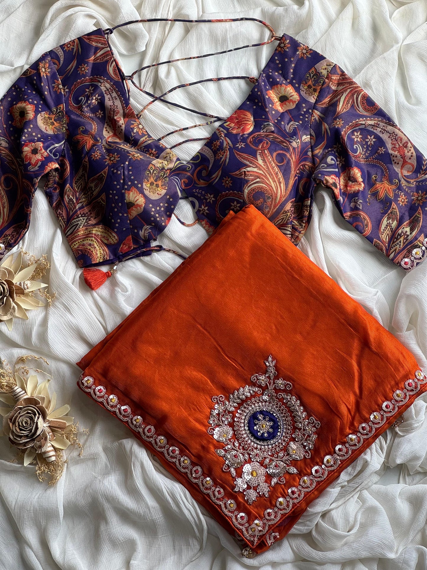 Rustique Bloom Saree