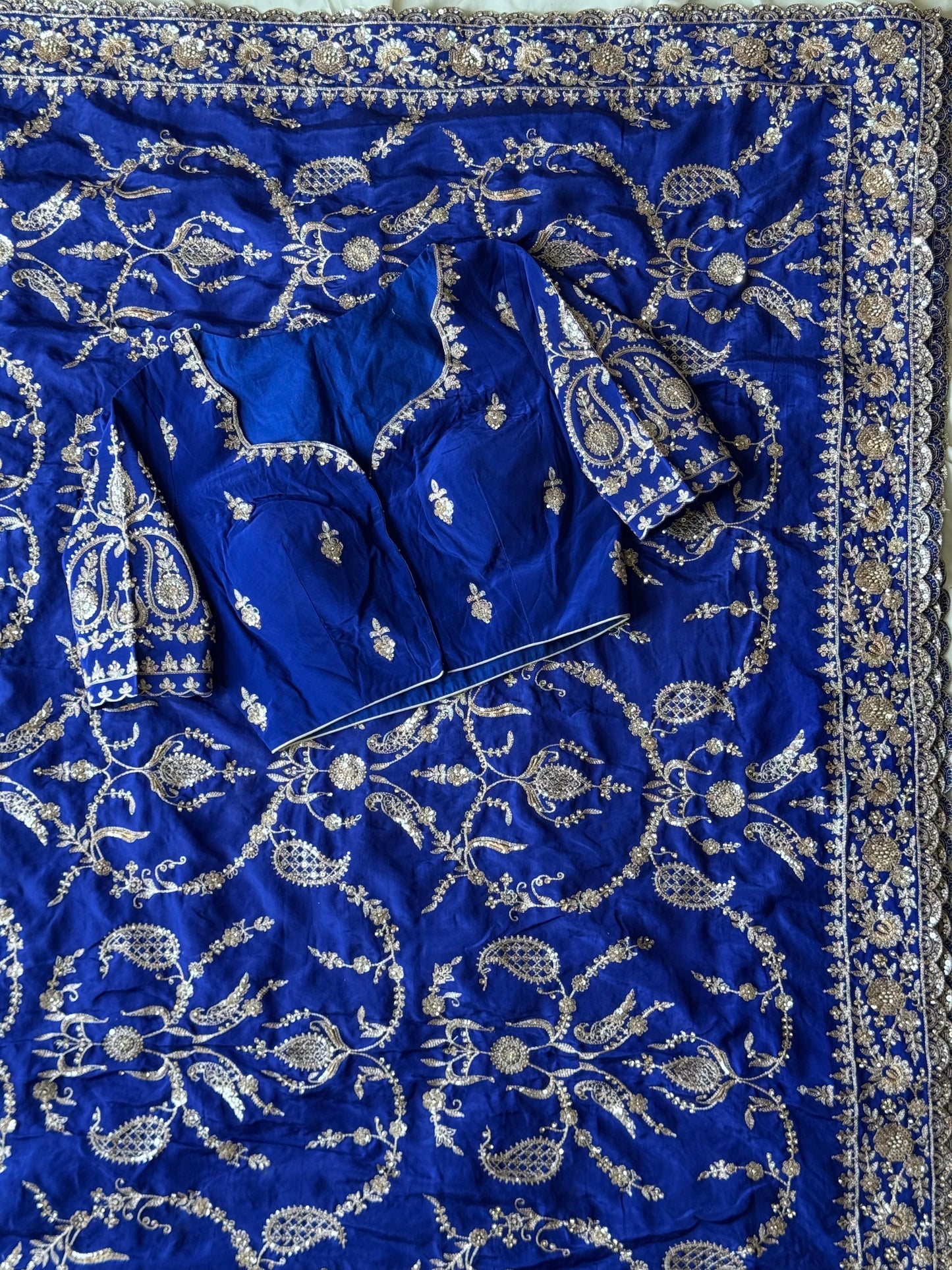Shahi Neelam Saree