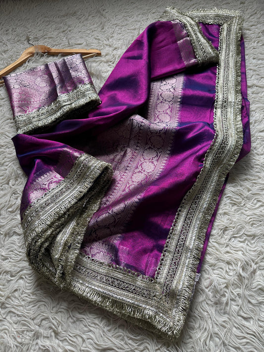 Purple Majesty Saree