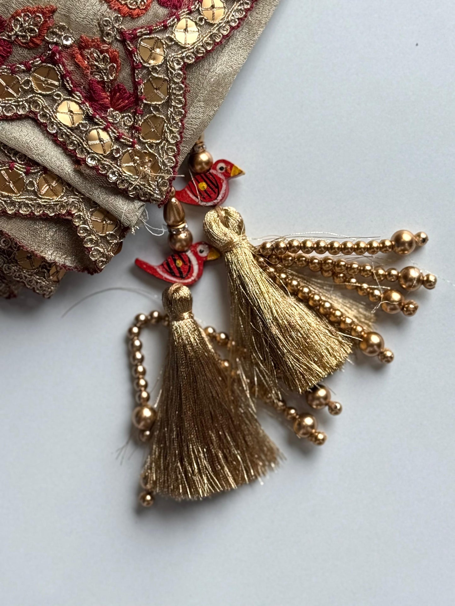 Ruhani Gold Saree