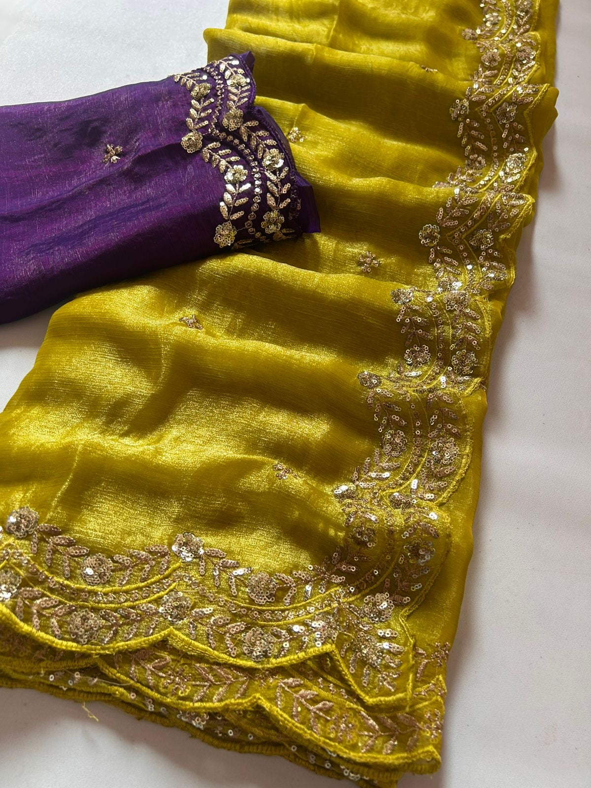 Neon Noor Saree