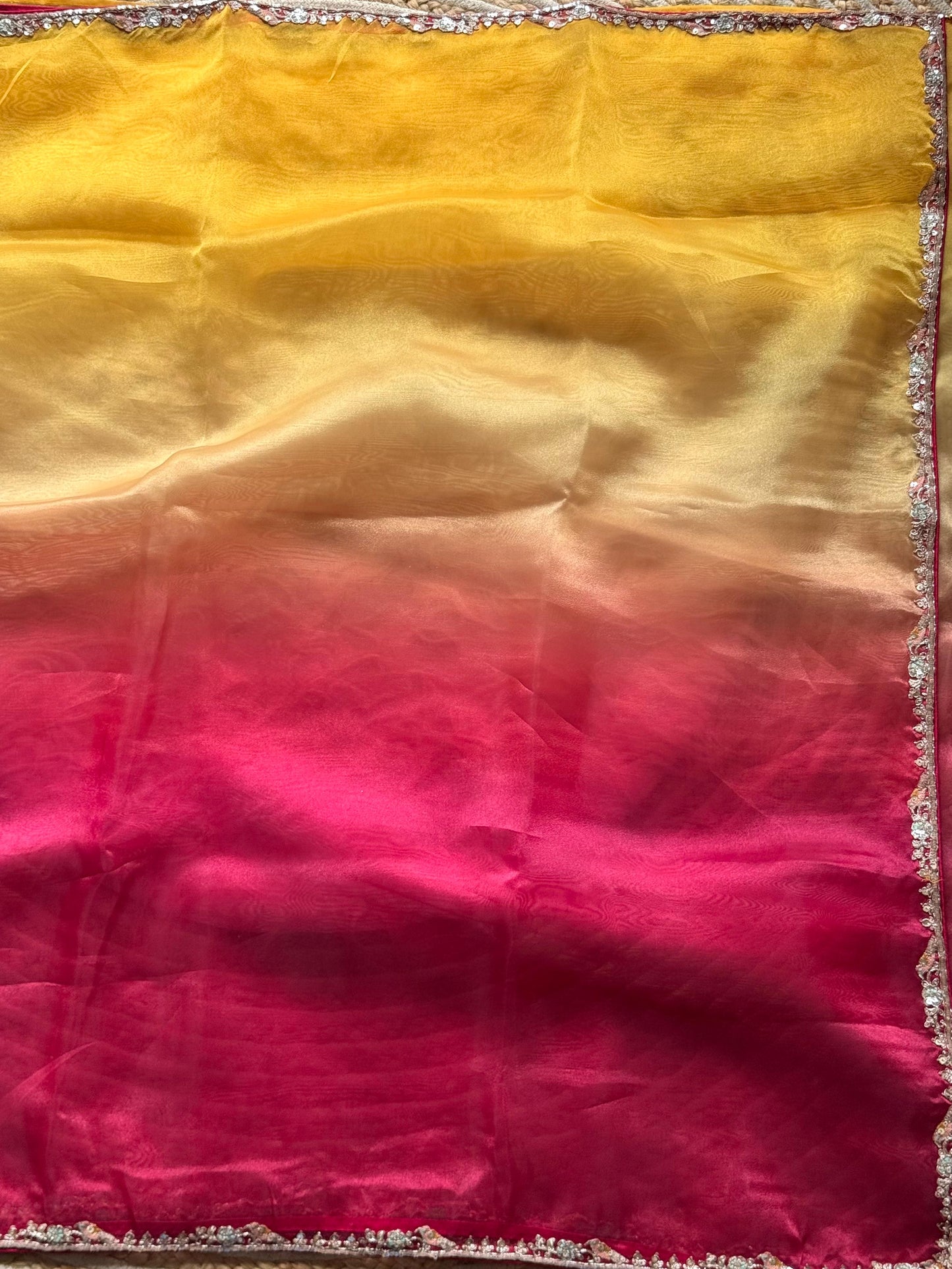 Rosy Ombré Saree