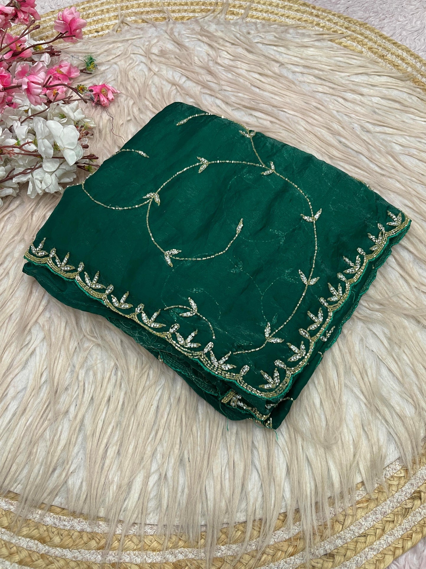 Meher handwork saree