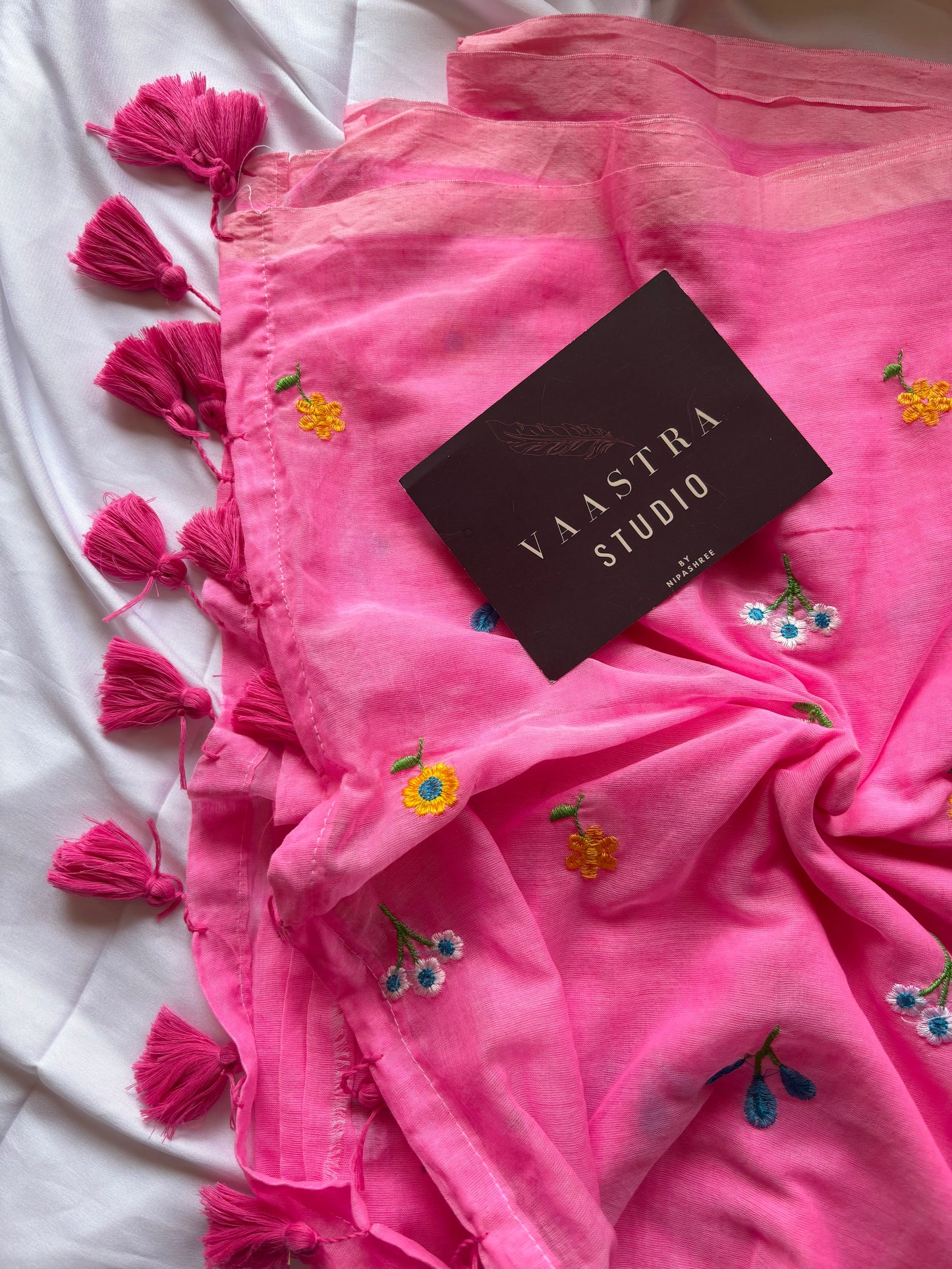 Pink Petel Bloom Saree