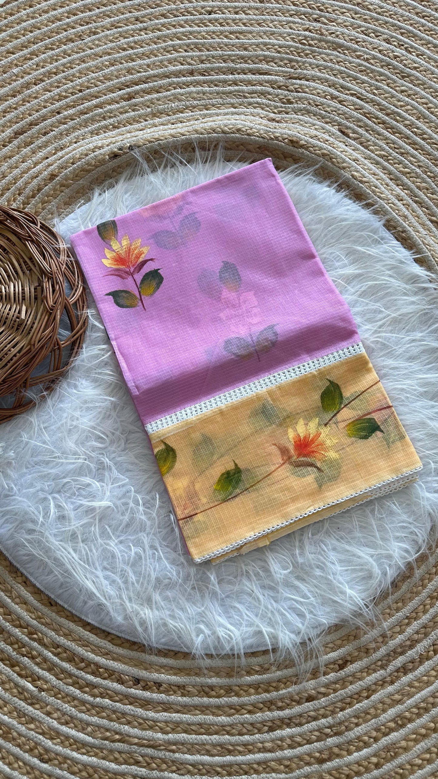 Wildflower Grace Saree(purple)