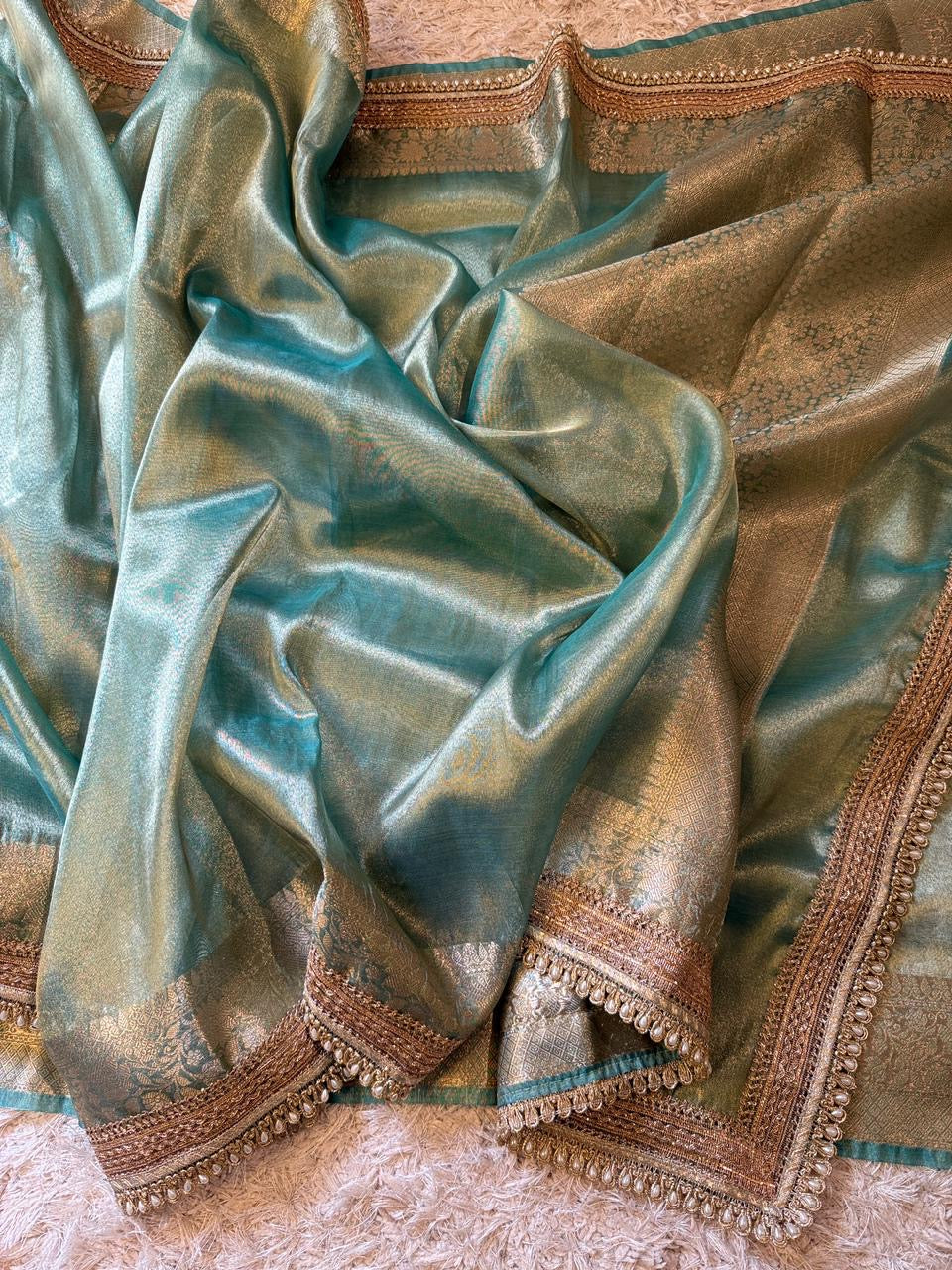 Meher Sea Mist Saree