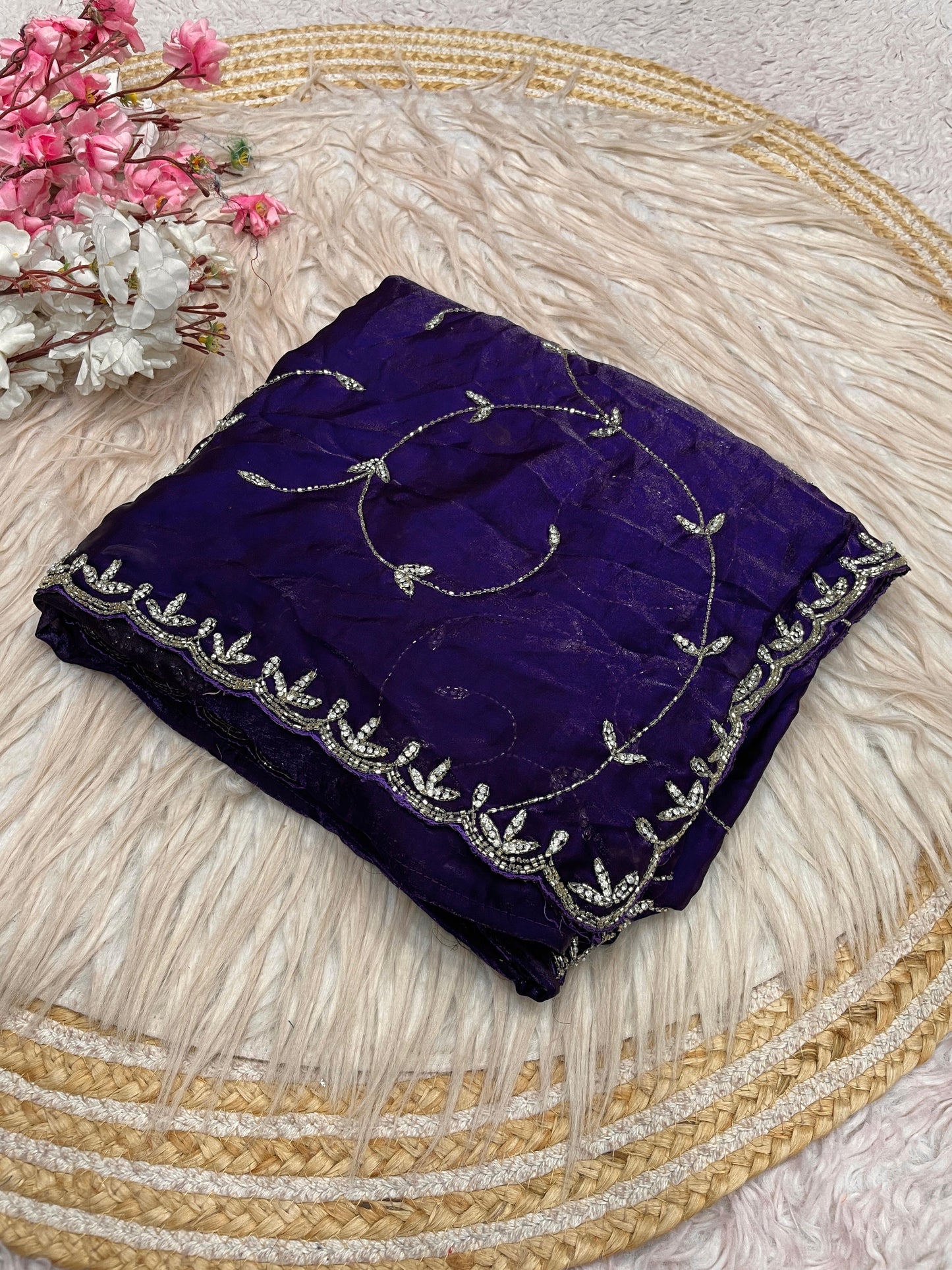 Meher handwork saree
