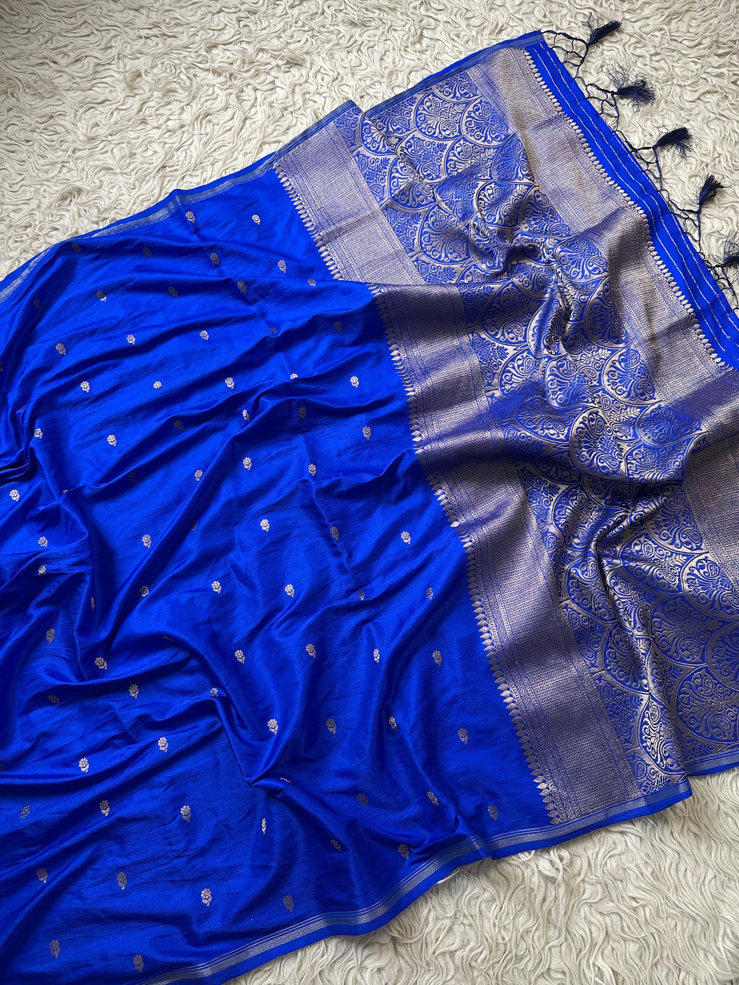 Regal Sapphire Saree