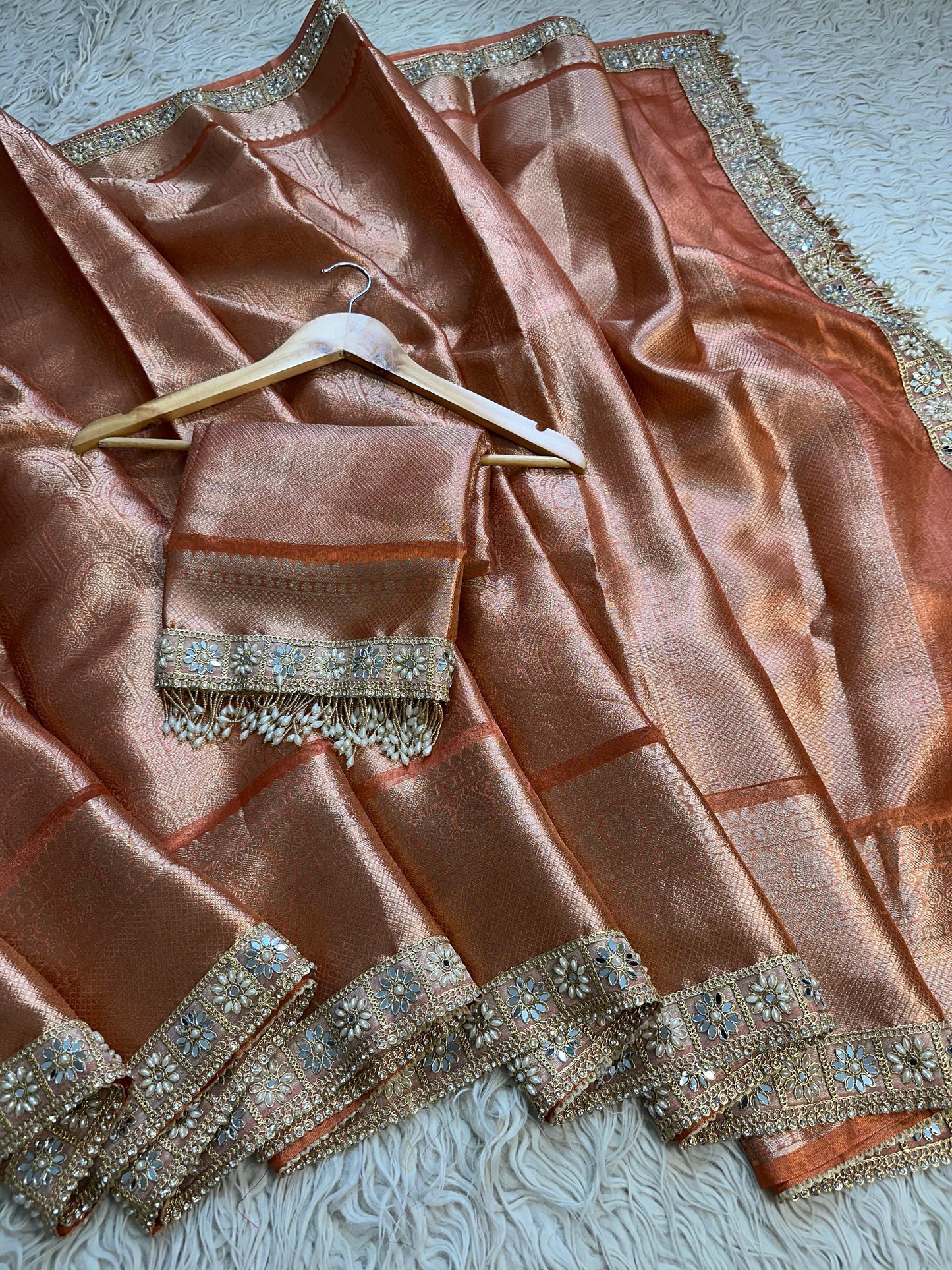 Cooper mirage Saree