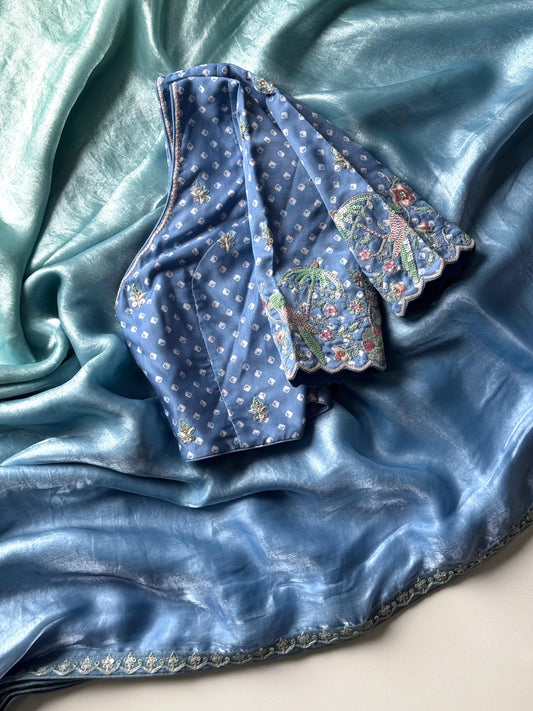 Bluebell Ombré Saree