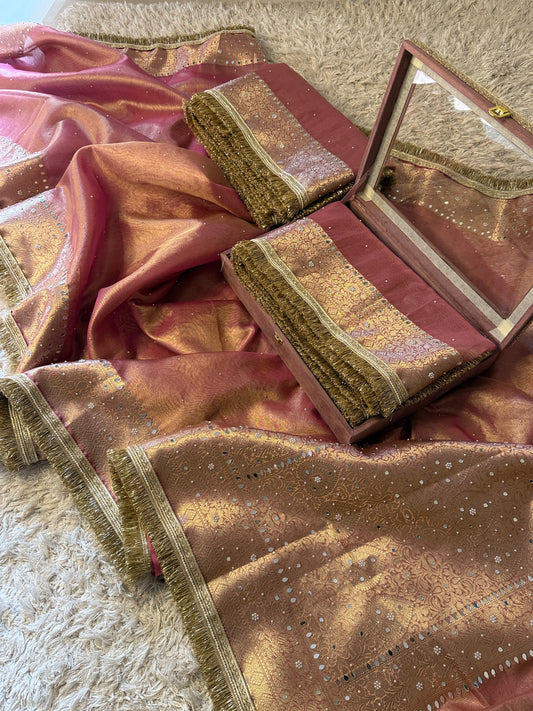 Sunehri Gulaab Saree