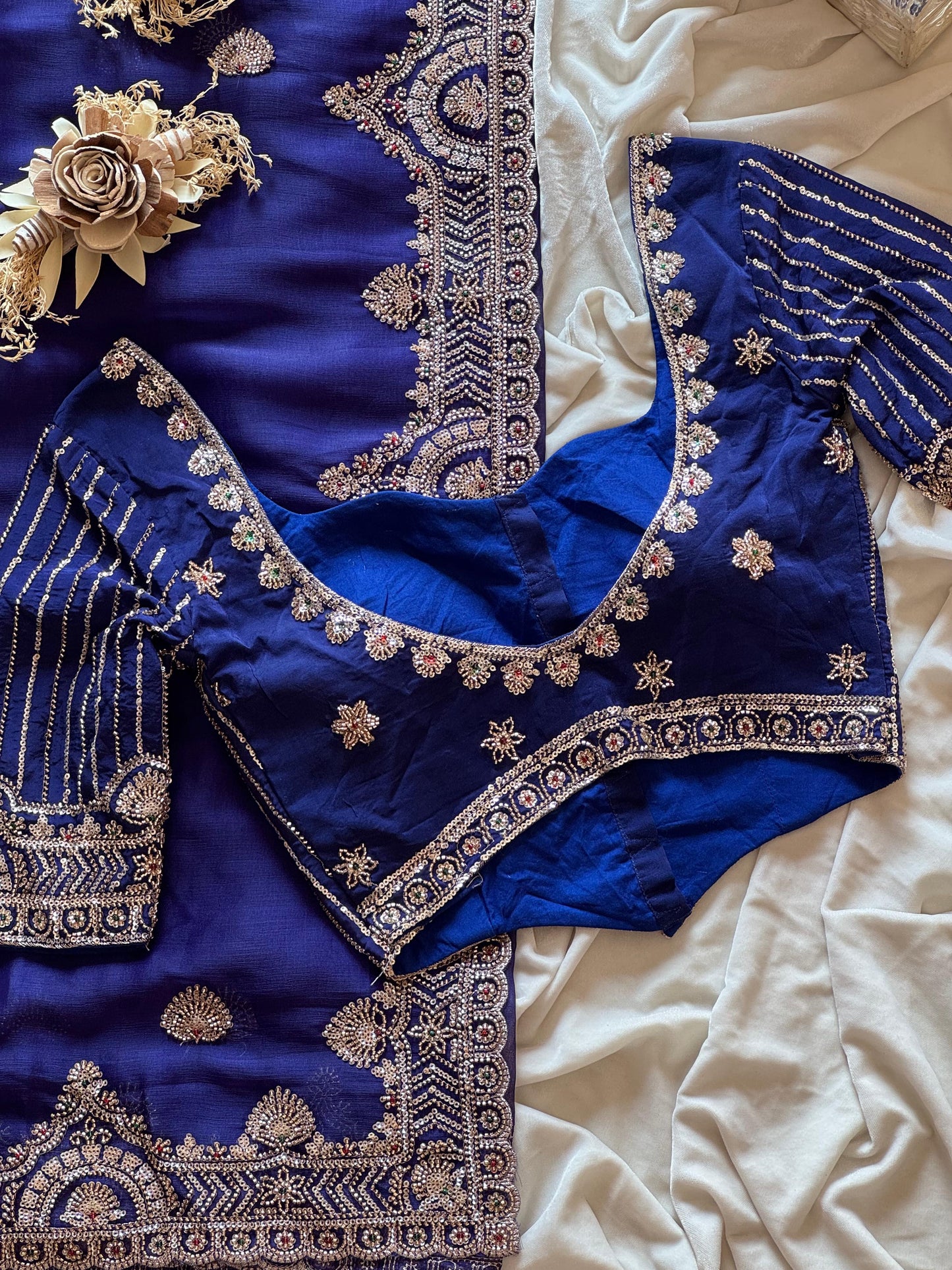 Midnight Maharani Saree