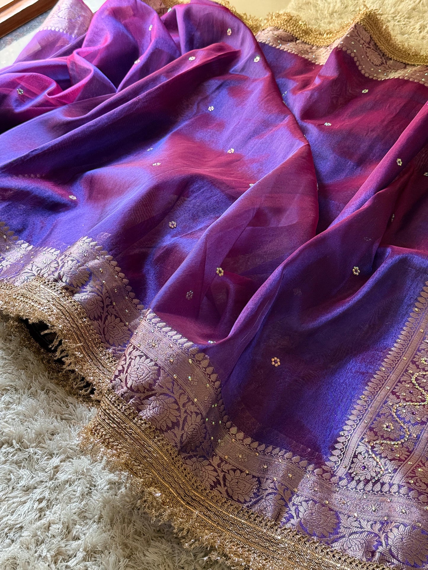 Sunehri Saaz(Purple)
