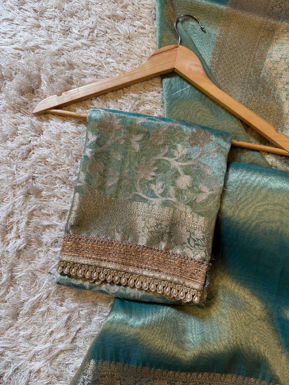 Meher Sea Mist Saree