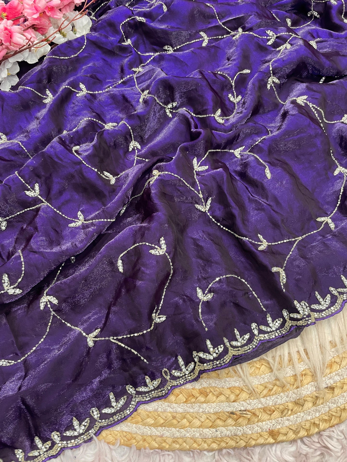 Meher handwork saree