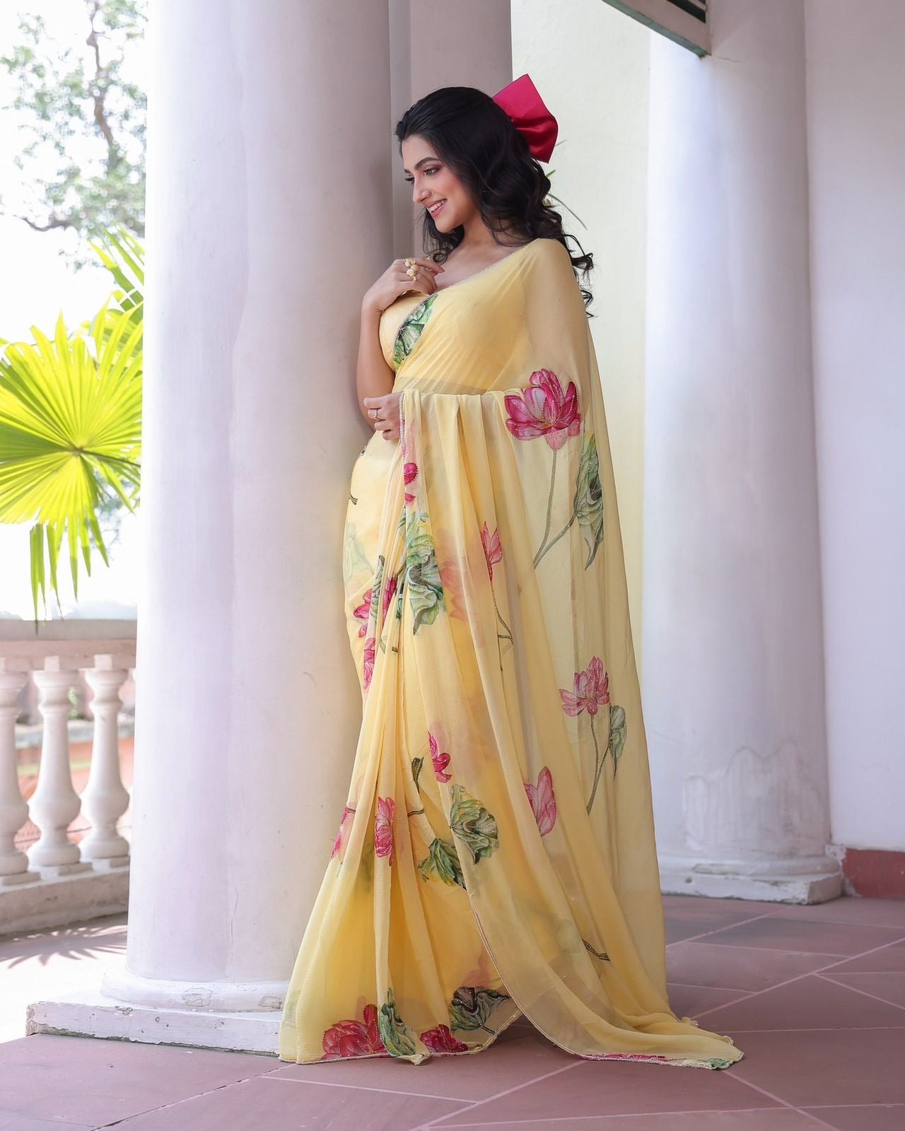 Meredith Saree (Yellow)