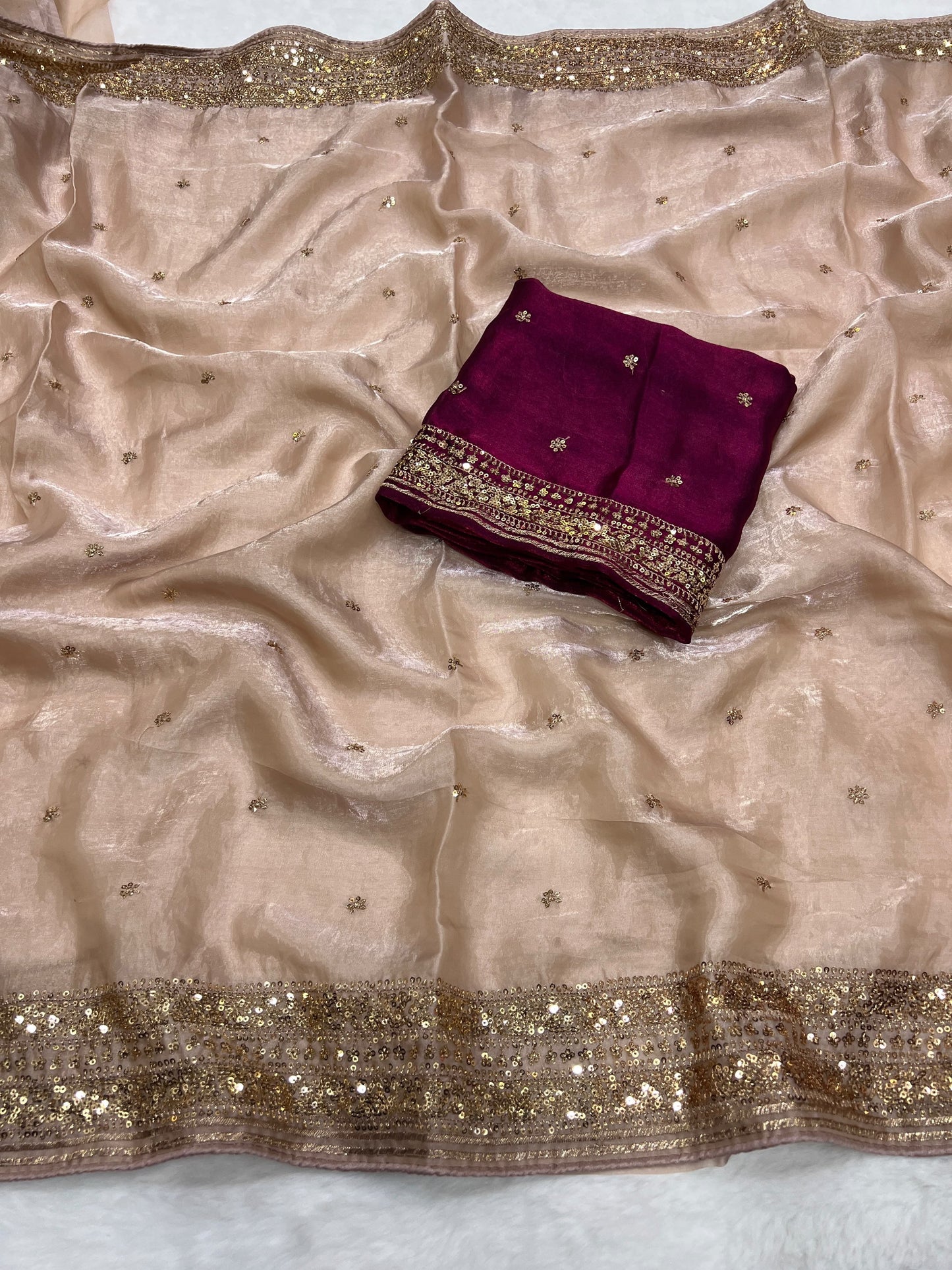 Shehnaz Saree(Dusty Rose Pink)