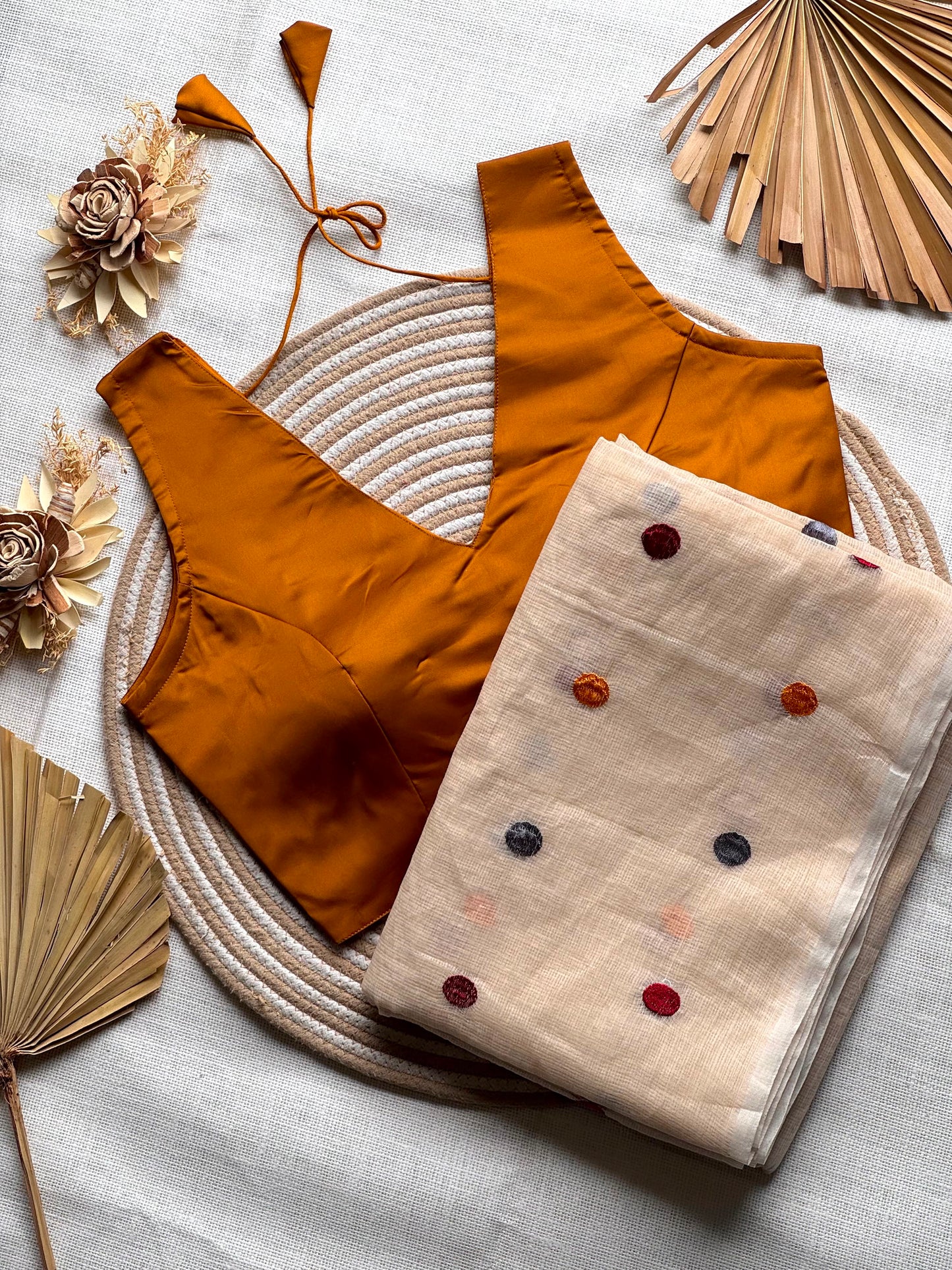 Bobby Beige Saree