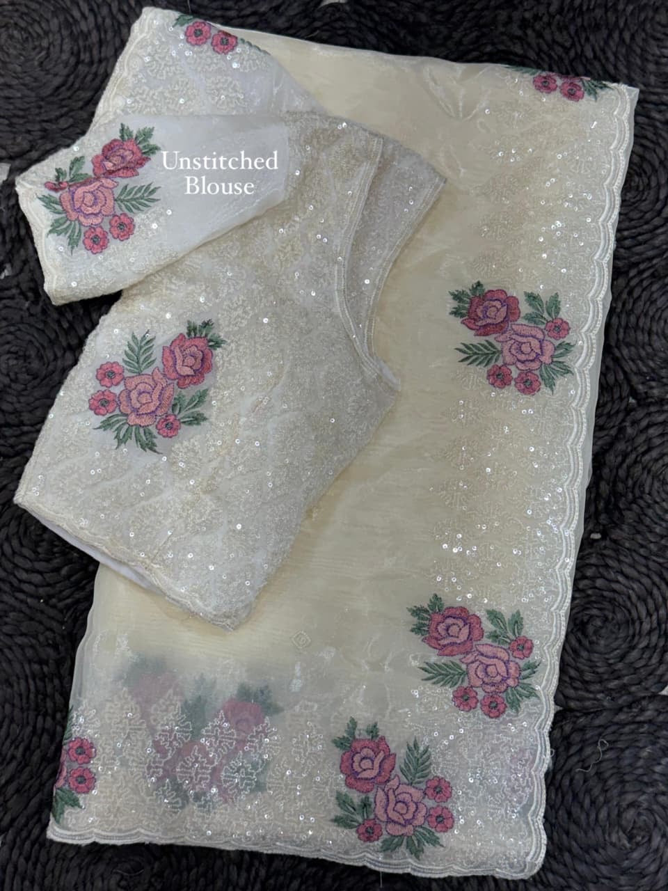 Ivory Bliss Saree