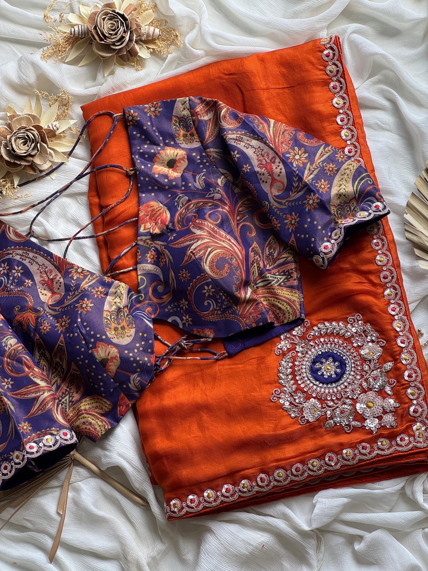 Rustique Bloom Saree