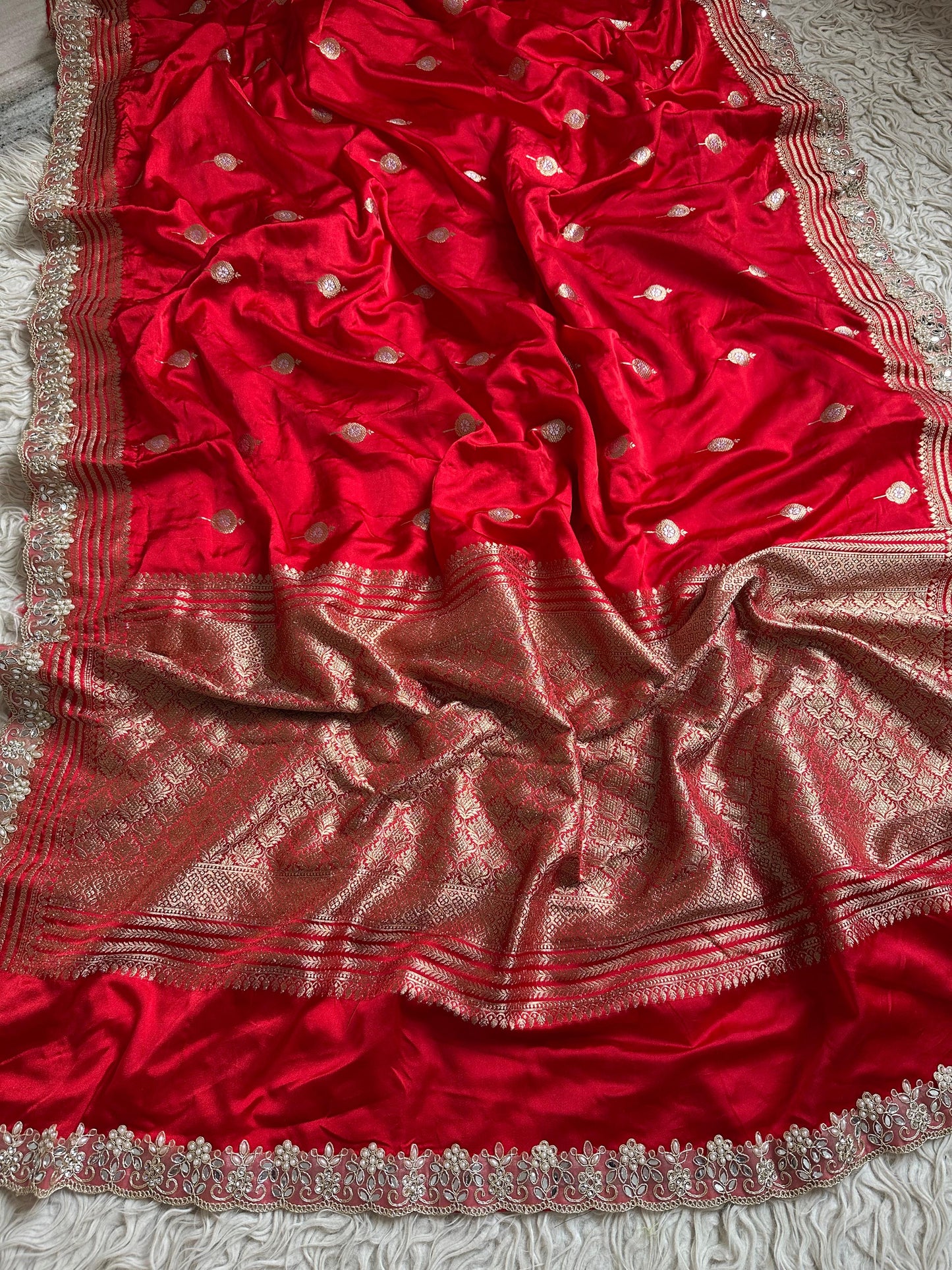 Devyani Vermilion Saree