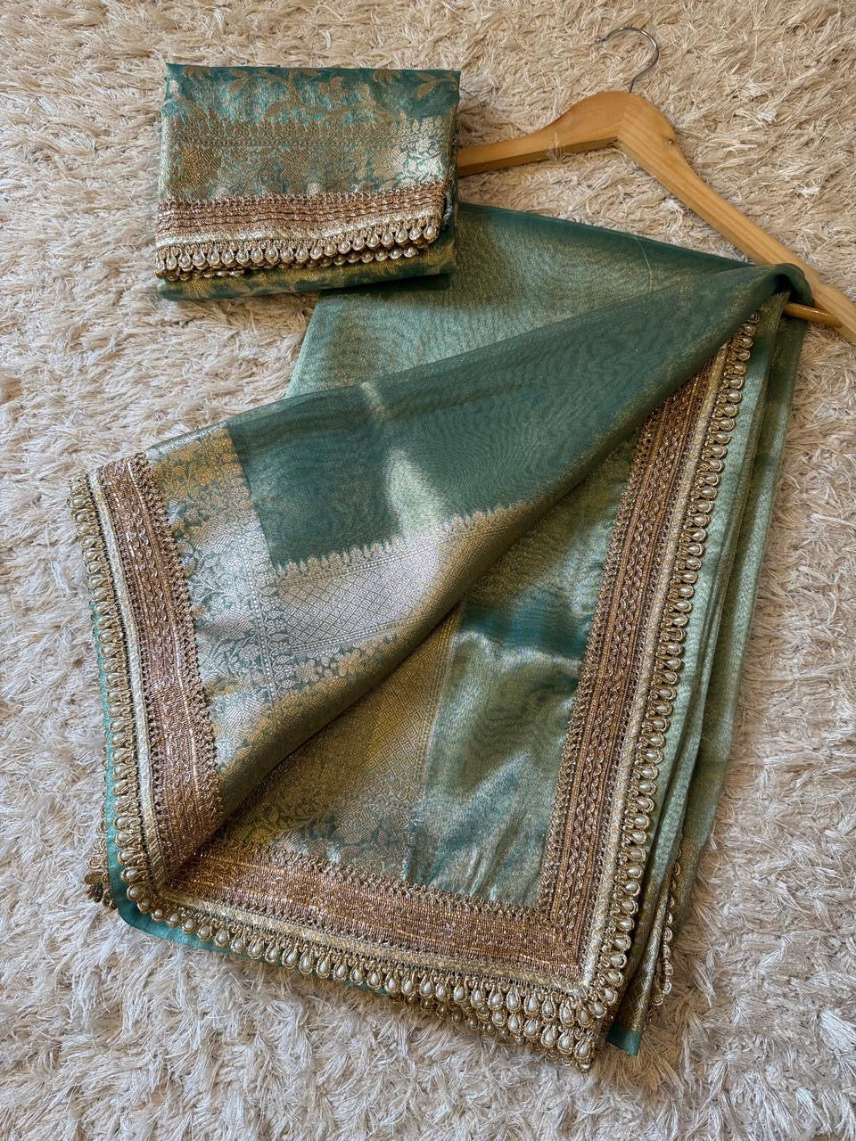 Meher Sea Mist Saree