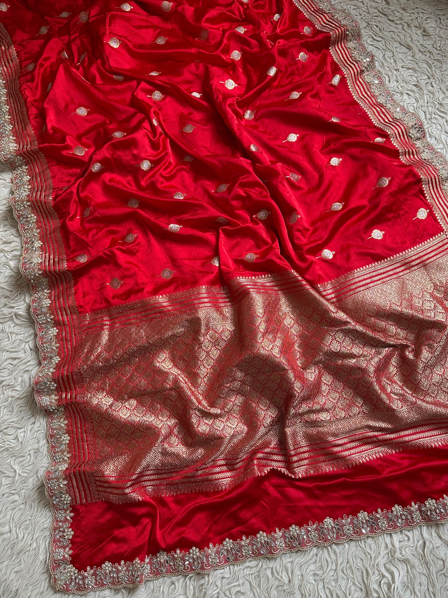 Devyani Vermilion Saree