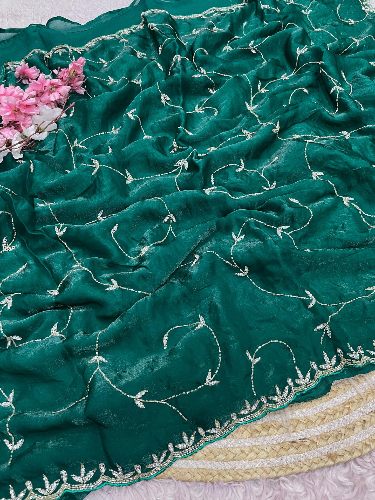 Meher handwork saree