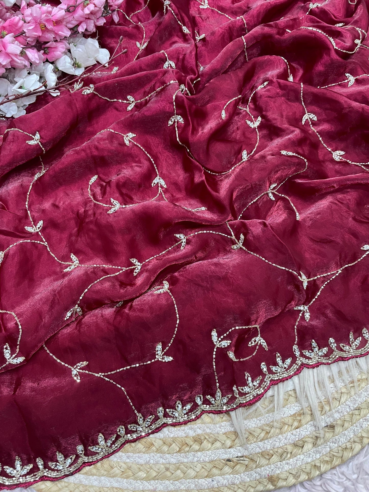 Meher handwork saree