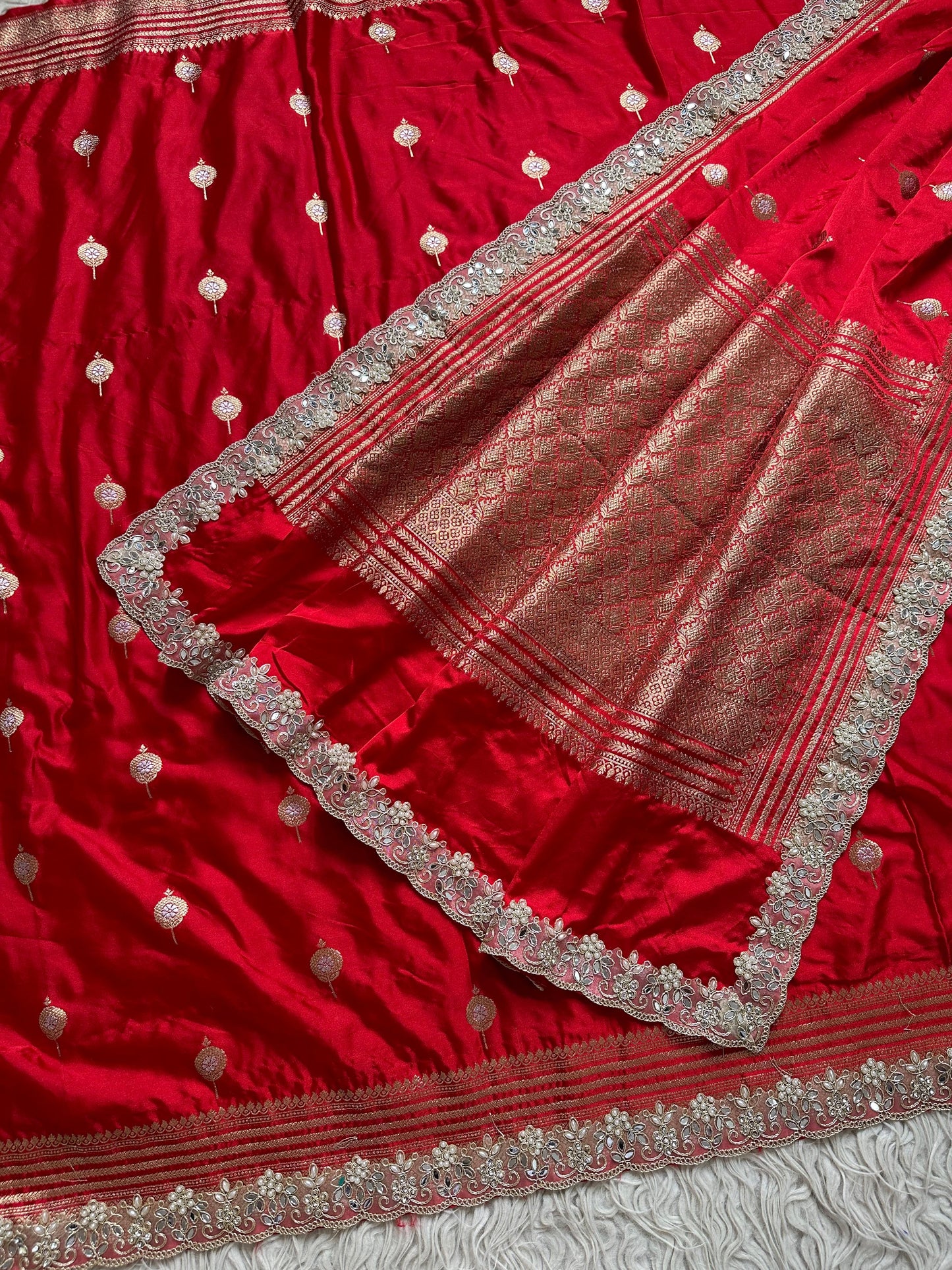 Devyani Vermilion Saree