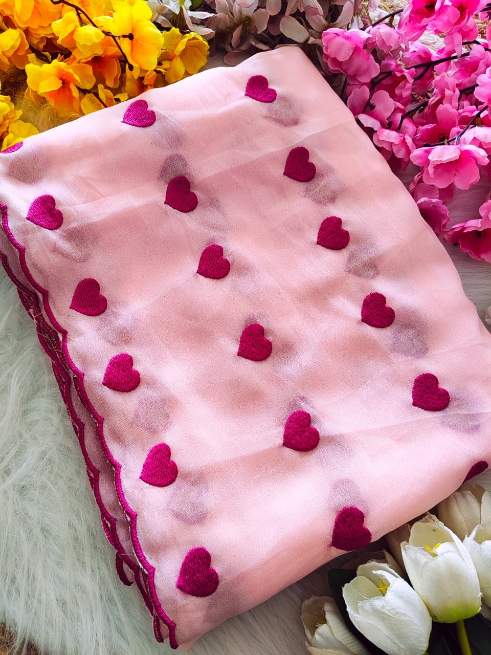 Pink Romance Saree